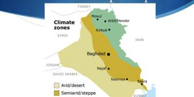 Landkarte von Irak-Klima
