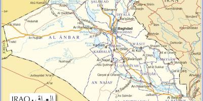 Landkarte von Irak-Straßen