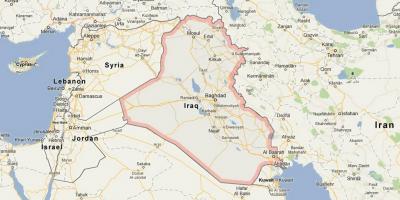 Karte von Irak